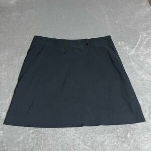 Nike Golf Skort Womens 16 Golf Performance Tour Skirt Black Stretch Activewear